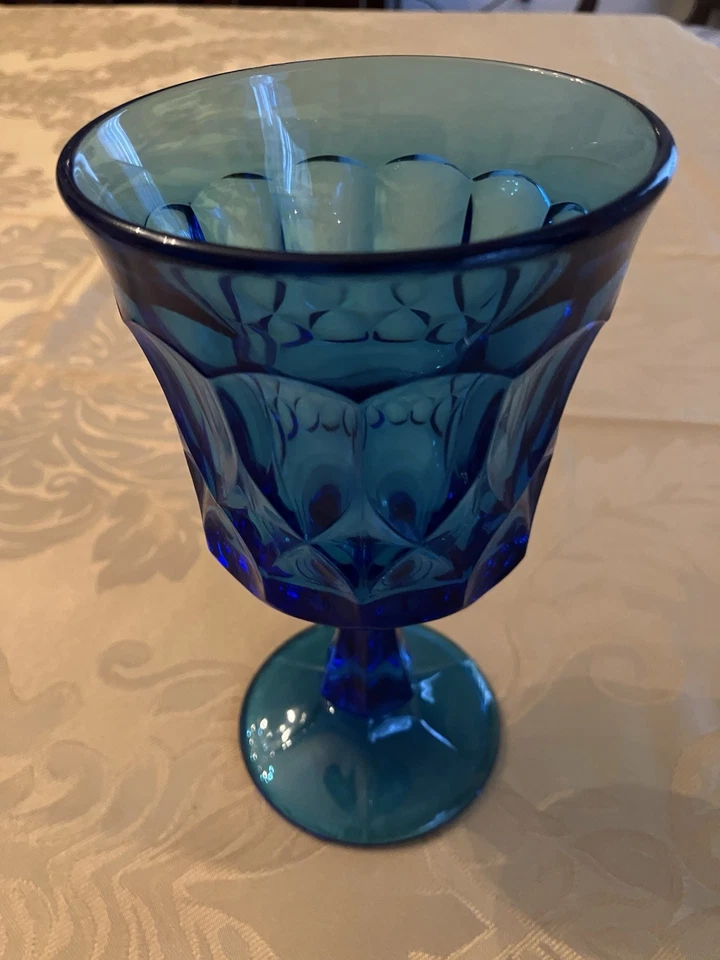 NORITAKE Perspective Blue Glass Water Goblet - Image 1 of 1