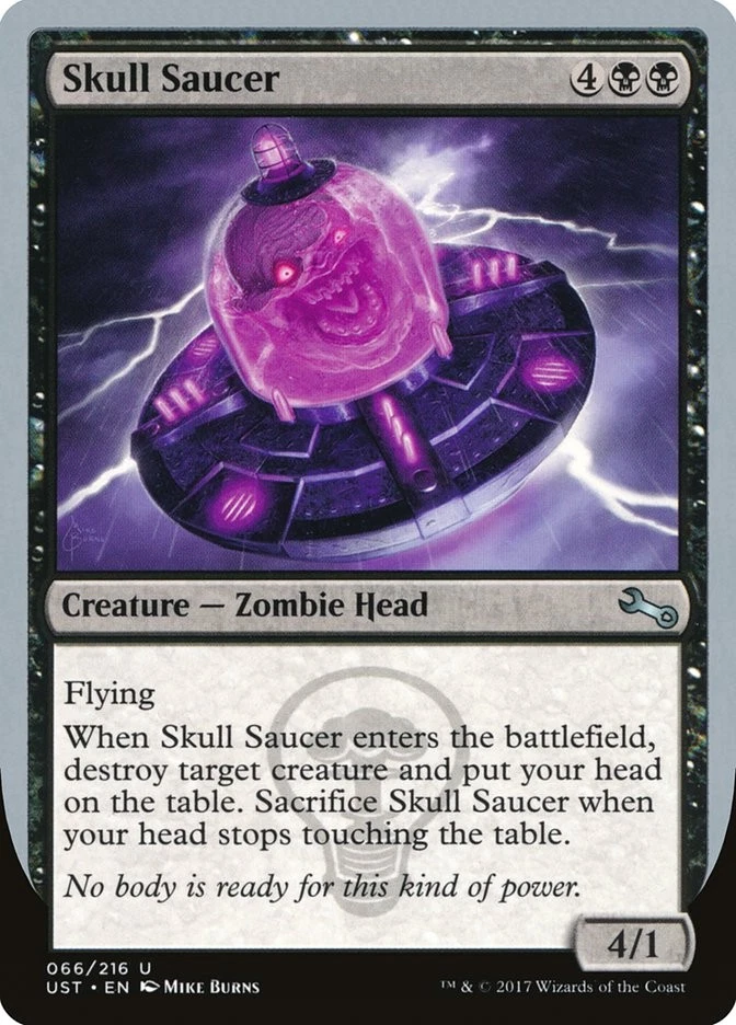 Skull Saucer [Unstable] (UST 66) Near Mint - Image 1 of 1