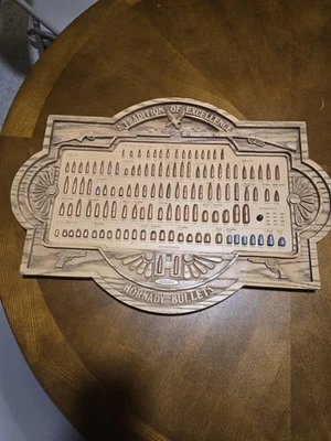 Exhibición de tablero de balas Hornady vintage muestra de distribuidor - tradición de excelencia Foto 1 de 4