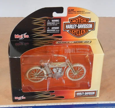 Harley Davidson 1909 Twin SD V-TWIN, MAISTO 1/18, SERIE 22, NOS Foto 1 de 2