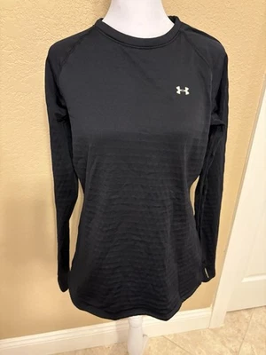 Under Armour Women’s Fitted Cold Gear Base Layer 4.0, Large, Black - Image 1 of 4