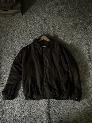 Vintage Weatherproof Suede Jacket Men's XXL Color Brown Pre-Owned No Defects - Image 1 of 4