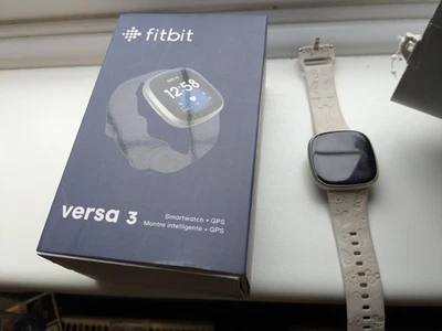 Fitbit Versa 3 Activity Tracker - Soft Gold Aluminum (With charger) - Image 1 of 3