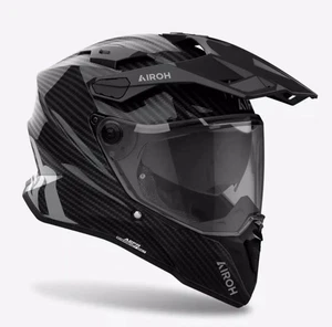 Casco Airoh Commander 2 Carbonio Carbon Lucido Taglia M Medium 57/58 - Imagen 1 de 3