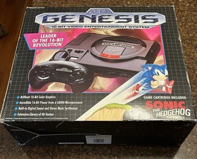 Sega Genesis Model 1 Console Sonic The Hedgehog Bundle System CIB Complete Box
