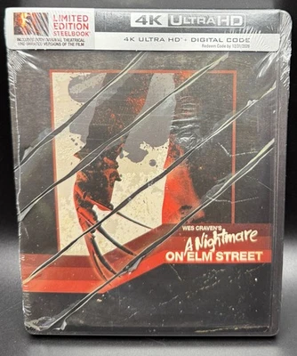 A NIGHTMARE ON ELM STREET 4K UHD BLURAY STEELBOOK ** NEW & SEALED! ** - Image 1 of 4
