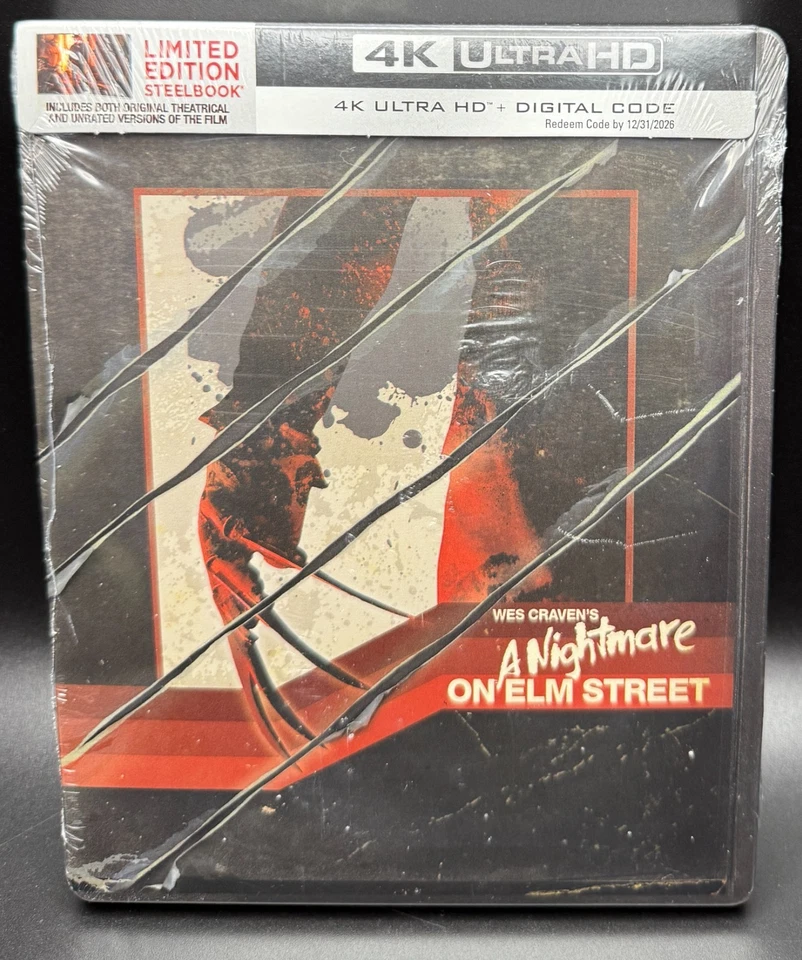 A NIGHTMARE ON ELM STREET 4K UHD BLURAY STEELBOOK ** NEW & SEALED! ** - Image 1 of 4