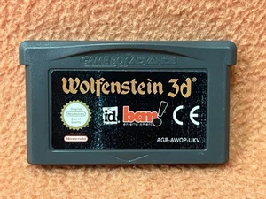 Wolfenstein 3D Nintendo Game Boy Advance Original GameBoy Euro OEM GBA - Imagen 1 de 4