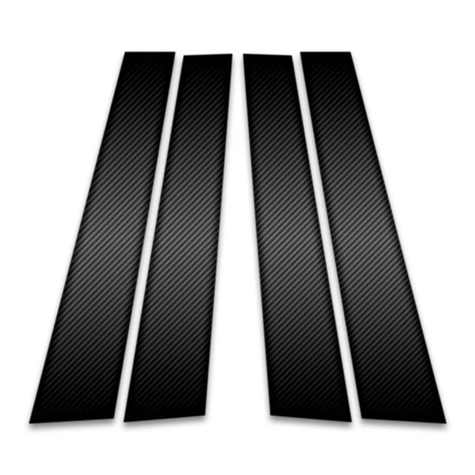 4pc Carbon Fiber Pillar Post Covers for 2014-2018 Kia Forte5 Hatchback Foto 1 de 1