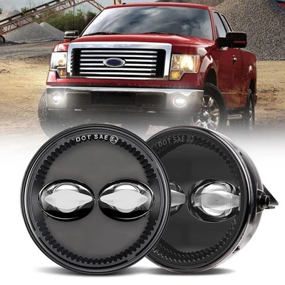Par de luces antiniebla LED para Ford F-150 2006 2007 2008 2009 10 2011 2012 2013 2014 Foto 1 de 4