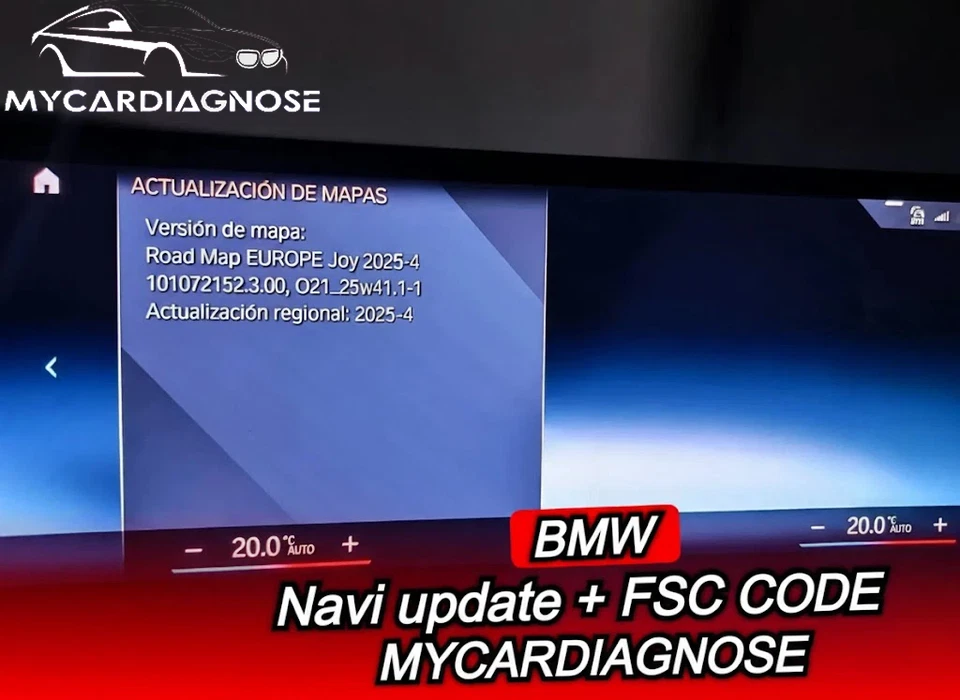 BMW Navi Update Road MAP Europe JOY MGU2 2025-4 / inkl FSC lebenslang onhe USB - Bild 1 von 1