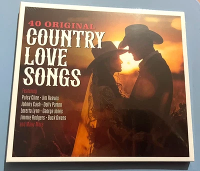 Country Love Songs 2-CD NEW SEALED 2025 Loretta Lynn/Jim Reeves/Ray Price+ - Image 1 of 4
