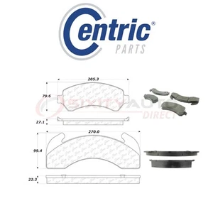 Centric Semi Metallic Brake Pads w Shims for 1987-1989 International yu - Picture 1 of 5