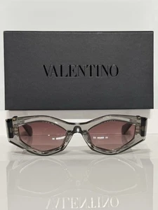 Gafas de sol unisex Valentino V-Tre VLS-101C-51 gris dorado grueso acetato - Imagen 1 de 7