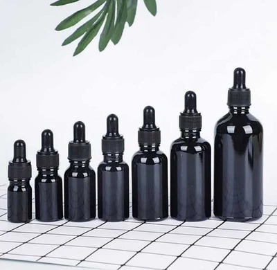 Venta al por mayor Botella cuentagotas de vidrio de 5 ml-100 ml envase recargable de aceite esencial AP Foto 1 de 4