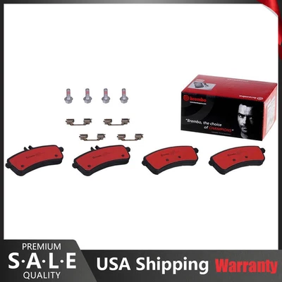 Conjunto de pastilhas de freio traseiras de cerâmica Brembo para Mercedes-Benz C190 R190 W222 C217 R231 - Imagem 1 de 4