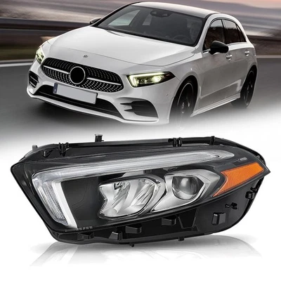 For Mercedes Benz W177 A Class A200 A220 2019 2020 2021 2022 LED Left Headlight Foto 1 de 4