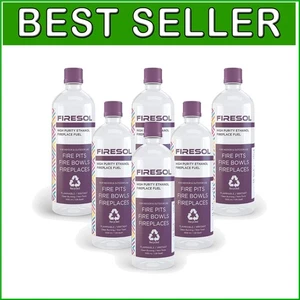 Sustainable Bioethanol Fuel 6 x 1 Liter - Smokeless & Odorless Heating Choice - Picture 1 of 6