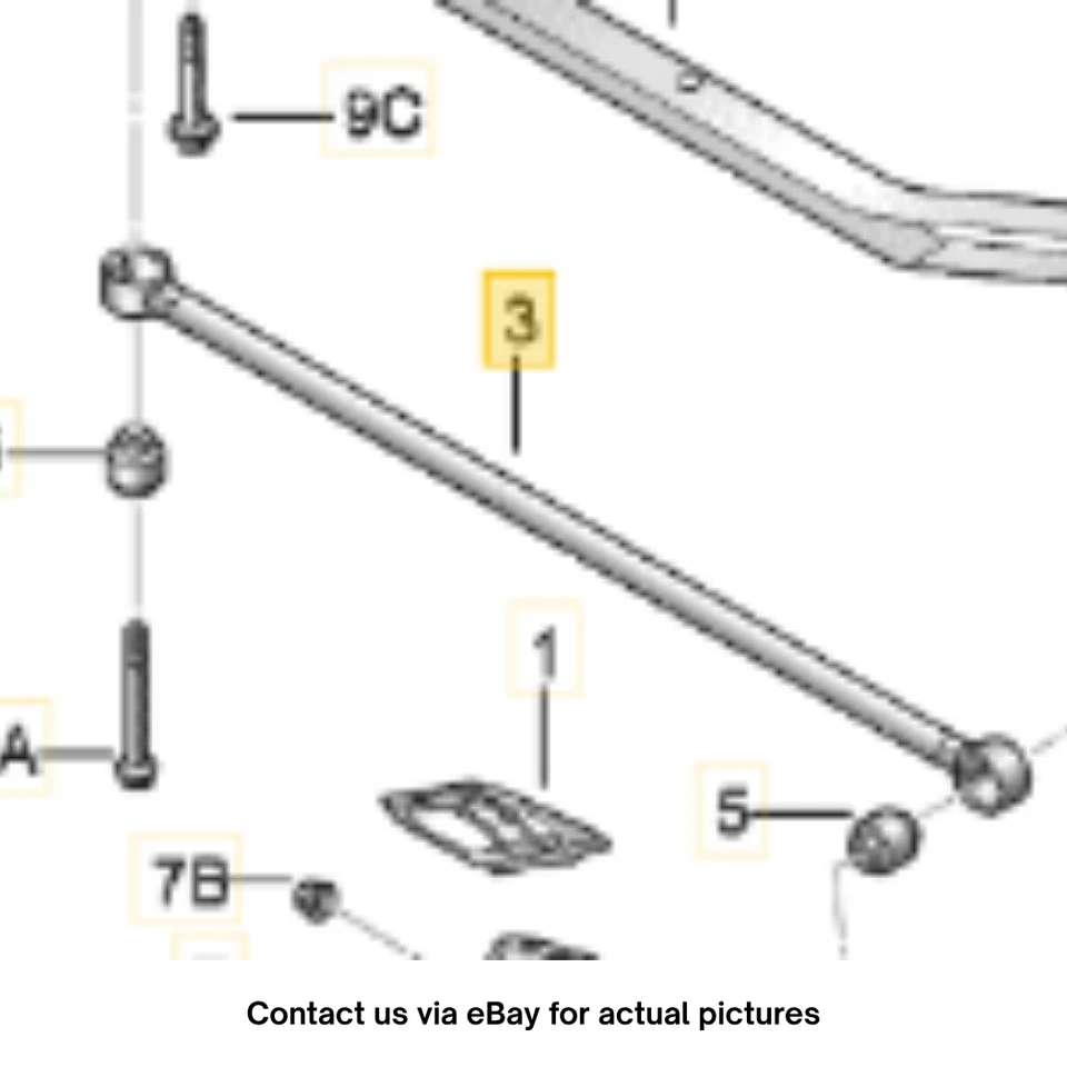 2011-2015 年大众捷达后轴轨道杆二手原始设备制造商 5C0501529A — 第 1/4 张图片