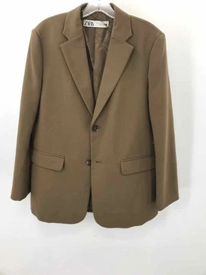 Blazer Zara marrón talla grande usado Foto 1 de 3