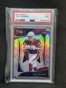 Panini Select Silver Prizm XRC #417 2021 Trey McBride Cardinals RC PSA 9 SB3 - Imagen 1 de 2