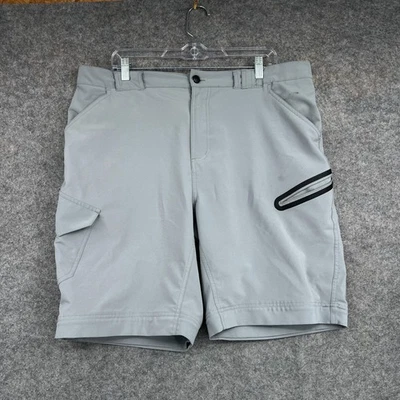 Magellan Outdoors Shorts Mens XL Gray Water Repellent Cargo Pockets Fishing Gear - Image 1 of 4