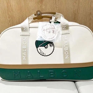 Malbon Golf grün weiß Reisetasche Weekender Handgepäck Schultergurt - Bild 1 von 10