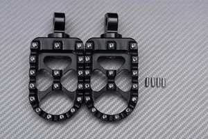 Pair of Alu Front Footrests HARLEY DAVIDSON SOFTAIL NIGHT TRAIN 1584 2001-2009 - Picture 1 of 6