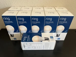 Ring A19 Smart LED Bulb, White (Bridge required) - 11 pack - Picture 1 of 7