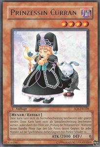 YuGiOh Prinzessin Curran (V.1) SOI-DE028 Rare Poor 1st - Bild 1 von 2