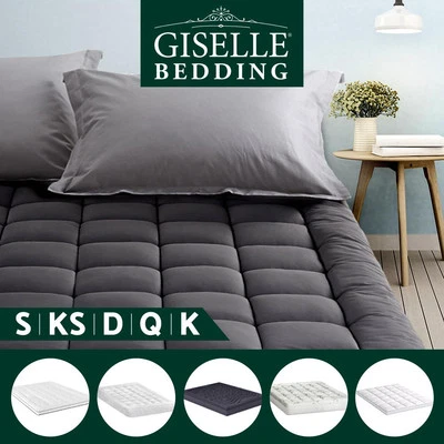 Giselle Bedding Mattress Topper Pillowtop Toppers Protector Mat Cover All Sizes - image 1 of 4