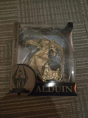 McFarlane Elder Scrolls V Skyrim ALDUIN Oro 10 Aniversario Edición Especial Foto 1 de 4