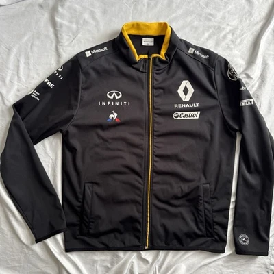 Chaqueta Le Coq Sportif Renault Hombre XL F1 Team Racing Formula One Motorsport Track Foto 1 de 4