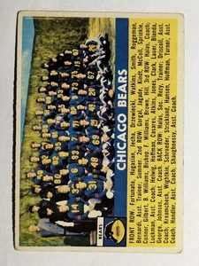 Chicago Bears 1956 Topps #119 (en muy buen estado) - Imagen 1 de 2