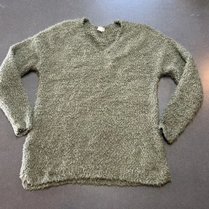 Dunkelgrüner superweicher kuscheliger Wimpern Pullover Gr. XXL Herbst Basic - Bild 1 von 6