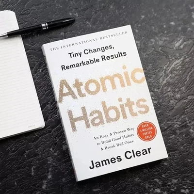 Atomic Habits by James Clear Build Good Habits & Break Bad Ones Paperback Book
