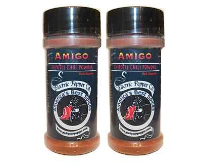 Chili Pepper Powder Gift Set Dried Hot Spice Chipotle Smoked Jalapeño 2 x 1.5 oz - Image 1 of 4