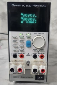 Chroma DC Elektronische Last 80V/20A/100W Zweikanal 63610-80-20/63600-1 - Bild 1 von 4