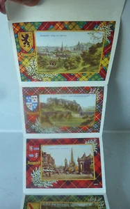 Tarjeta Edimburgo 6 Colores Vistas Tartán Borde Floral Reloj Castillo etc. - Imagen 1 de 3