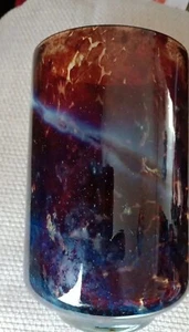 Mdina Art Glass Tortoiseshell Vase Michael Harris Era late 60s early 70 s - Picture 1 of 6
