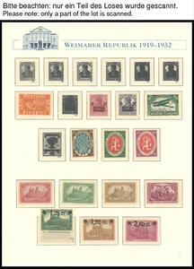 Slg. 1919-1945, colección especial Borek, con 13 documentos interesantes en parte, - Imagen 1 de 4