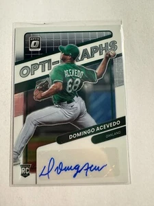 K134,457 - 2022 Donruss Optic Optigraphs #16 Domingo Acevedo Auto - Picture 1 of 1
