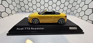 1:43 Scale Neo Models Audi TTS Roadster Vegas Yellow Dealer Edition Boxed - Picture 1 of 9