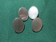by Bach & Smith Vintage Classic silver cufflinks 1950’s
