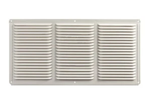 GAF Master Flow 16 pulgadas x 8 in. Ventilación de plafón bajo alero de aluminio blanco - Paquete de 36 - Imagen 1 de 4