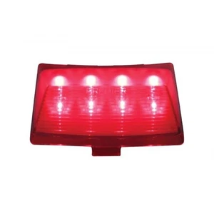 Harley Motorcycle Rear Fender Tip 8-LED Red Stop Brake Tail Light / Red Lens - Picture 1 of 4