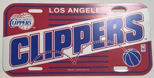 Los Angeles Clippers Basketball Vibrant Retro Acrylic License Plate Official NBA - Picture 1 of 3