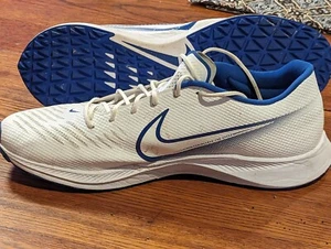 Nike Vapor Edge Rasen Fußballschuhe - weiß & blau CD0086-101 Herren Größe 15 - Bild 1 von 5