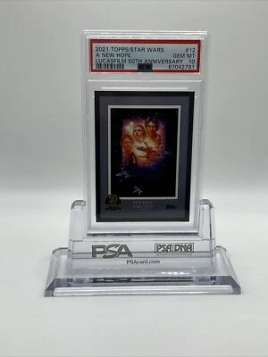 Topps Star Wars Lucasfilm 2021 50 aniversario A New Hope #12 PSA 10 Foto 1 de 3