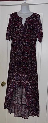 Vestido para mujer Express talla grande boho alto bajo cachemir  Foto 1 de 4